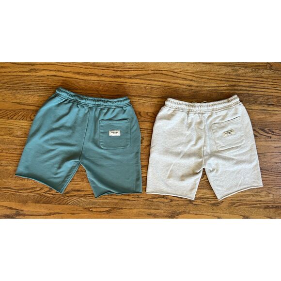 2 Pairs Honor The Gift White Green Basketball Gym Running Shorts   Boys Size 14 - Picture 6 of 8
